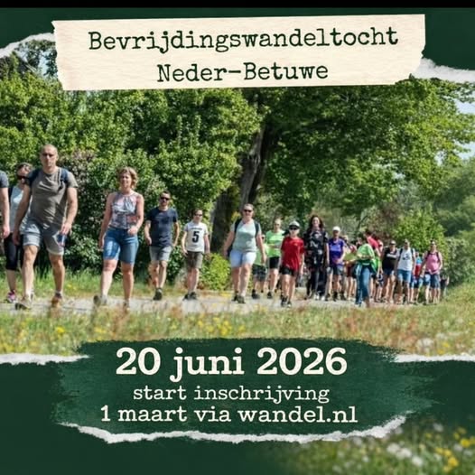 Bevrijdingswandeltocht 2026